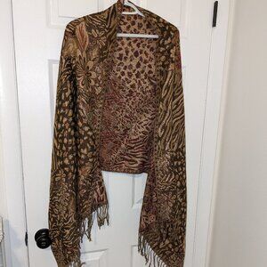 Gorgeous shawl/wrap in perfect Fall colors